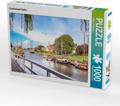 Produktbild von CALVENDO Puzzle Carolinensiel Hafen | 1000 Teile Lege-Größe 64x48cm Foto-Puzzle für glückliche Stunden