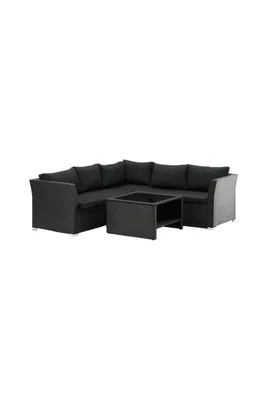 Produktbild von Venture Home Lounge-Set Haiti Schwarz
