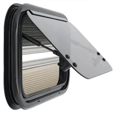 Immagine prodotto di Finestrino laterale per caravan, finestrino per camper con tenda parasole, 500x350 mm
