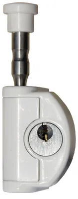 Produktbild von ABUS Fenster-Zusatzsicherung FTR42-AL0125, gl., 24 mm Edelstahlbolzen, Weiß