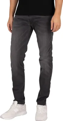 Produktbild von Replay Herren Anbass Hyperflex wiederverwendete Jeans, Schwarz 31W x 30L