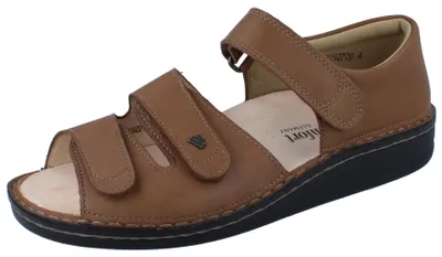 Produktbild von FINN COMFORT Baltrum Damen Herren Sandale braun Glattleder - Größe: 43