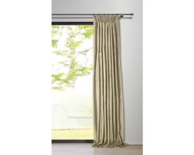 Produktbild von mydeco Schlaufenvorhang sand 135x245 cm Vorhang Gardine halbtransparent