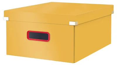 Produktbild von Leitz Click & Store, Aufbewahrungsbox, Gelb, Rechteckig, Karton, Einfarbig, Drinnen