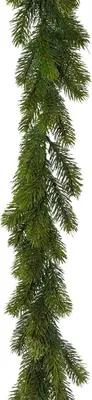 Produktbild von Deko-Tannengirlande - L 180 cm - Grün - Kunststoff - mit 120 Tannentrieben