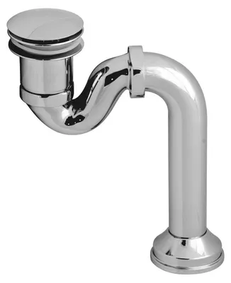 Produktbild von Omnires  SYOM-W10CR Badewannen-Siphon, Chrom