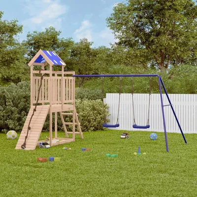 Produktbild von Design Spielturm Massivholz Kiefer, Klettergerüste 2024 Neu