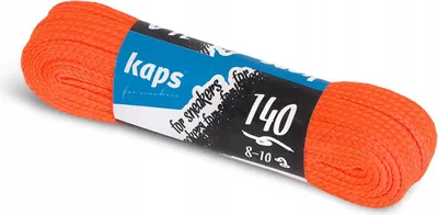 Produktbild von Flache Schnürsenkel für Sportschuhe Kaps For Sneakers - 120 cm - Orange