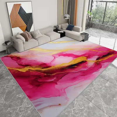 Produktbild von Waschbarer Teppich für das Wohnzimmer, 80 x 150 cm