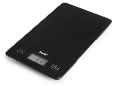 Digitale Küchenwaage 5 kg, gehärtetes Glas, 1 g Teilung