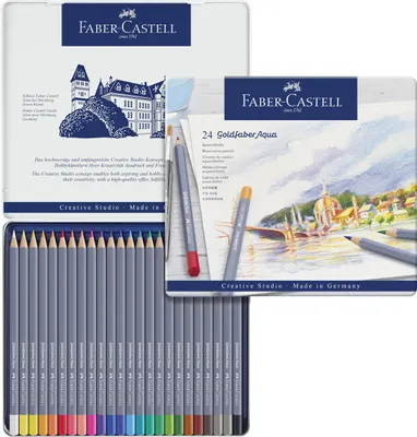Produktbild von Faber-Castell Goldfaber Aqua, Weich, Mehrfarbig, 24 Stück(e)