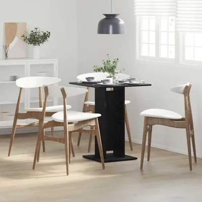 Productafbeelding van Bistrotafel van Zwart Eiken, 60x60x75 cm
