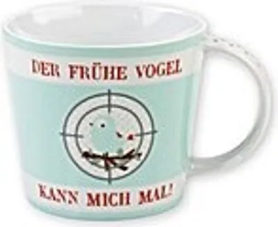Produktbild von Sheepworld - 42728 - Kaffeetasse, Der frühe Vogel kann mich mal, Porzellan, 320ml