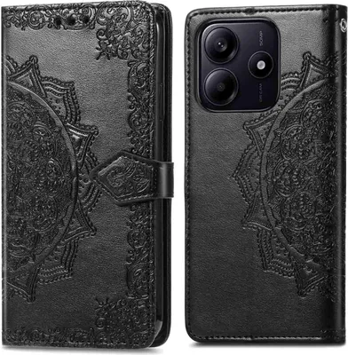 Zdjęcie produktu dla imoshion Mandala Bookcase dla Xiaomi Redmi Note 14 (5G) - Czarny