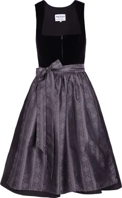 Produktbild von Edelnice Midi Dirndl Evi Samt Schwarz 50