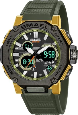 Produktbild von SMAEL TR-14134 Uhr - Herren Sportuhr Grün/Schwarz KP14134