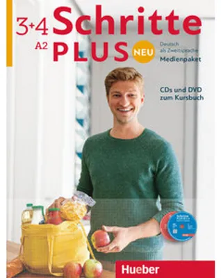 Produktbild von Schritte plus Neu 3+4 A2 Audio-CDs und 1 DVD zum Kursbuch. Medienpaket