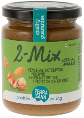 KREM ORZECHOWY MIX (2 ORZECHY) SOLONY BIO 250 g - TERRASANA