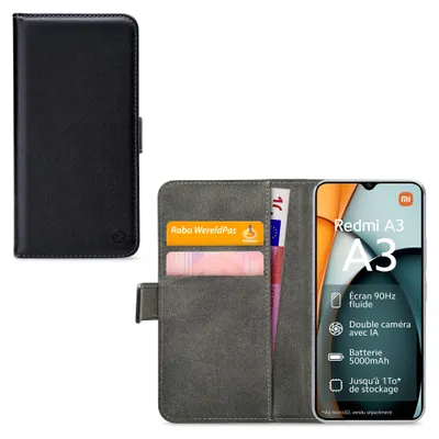 Obrázek produktu pro MobilizePolyuretanLeather Book Case Black Xiaomi Redmi A3/A3x