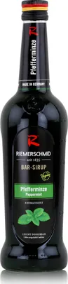 Produktbild von Riemerschmid Bar-Sirup Pfefferminze 0,7L - Cocktails Milchshakes (1er Pack)