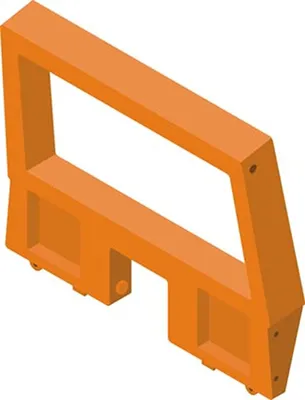 Obrázek produktu pro Rolly Toys Windschutzscheibe orange für rolly Unimog 47,5 x 36 x 13 cm