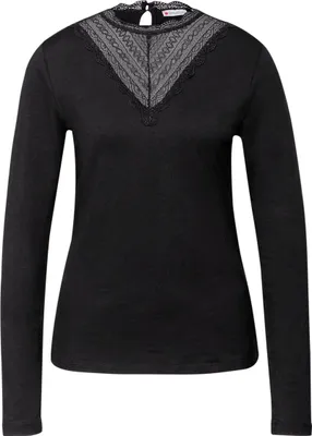 Produktbild von Street One shirt w.lace insert Black 42
