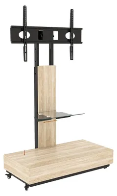 Immagine prodotto di Supporto TV, regolabile in altezza, adatto a televisori da 32-75 pollici, 80 x 40 cm