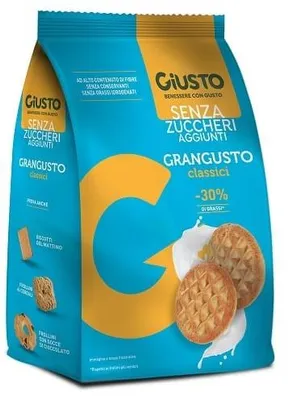 Immagine prodotto di Giusto Senza Zucchero Grangusto Classici 350 G