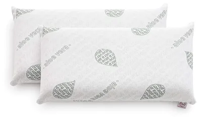 Produktbild von Ergonomisches Kopfkissen - Visco-Schaum 70x36x12 cm - Nackenstützkissen - Atmungsaktiv - Antiallergisch - ®