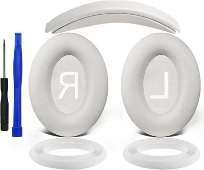 Image de Housse de protection en silicone pour casque sans fil circum-auriculaire, coussinets et arceau en silicone