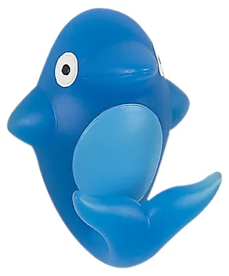 Produktbild von Spirella Flipper, Drinnen, Handtuchhaken, Blau, Polyresin, Klebestreifen, 60 mm