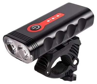 Zdjęcie produktu dla Verk 14481 Przednia lampka rowerowa LED CREE XM-L T6 x 2, IP65