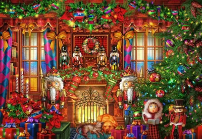 Obrázok produktu pre Bluebird Puzzle Vianočný interiér - 1000 dielikov