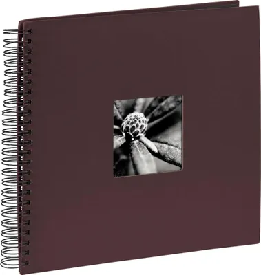 Produktbild von Hama Fine Art Spiral bordeaux 36x32 50 schwarze Seiten 090144