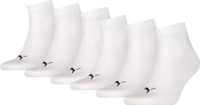 Produktbild von Puma Quarter Plain Socken Senior (6-Pack)