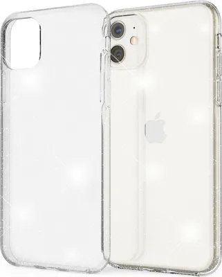 Image de NALIA Glitter Étui pour portable Apple iPhone 11 Coque, Bling Silicone Étui pour portable Couverture transparente