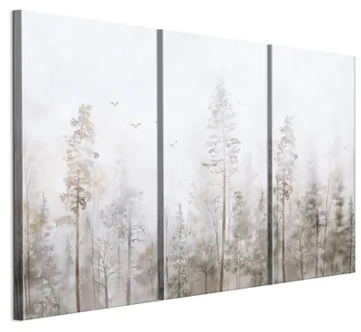 Image de LUMASOUL Tableau sur toile, motif nature, tableaux muraux cadre bois, Tableau Mural pour Salon & Chambre, 90x60 cm moderne