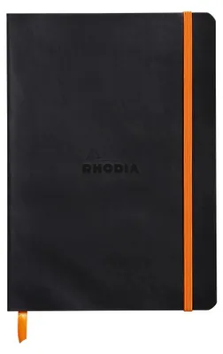 Zdjęcie produktu dla RHODIA 117817C Notatnik RHODIA RHODIARAMA, DIN A5, w kratkę, czarny