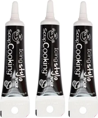 Produktbild von 3 schwarze Zuckergussstifte