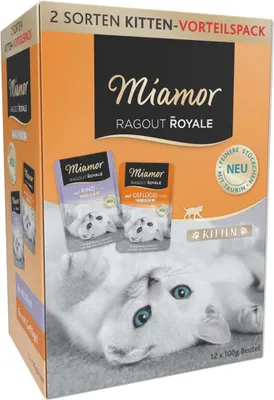 Produktbild von Miamor - Ragout Royale Pouch Kitten Multipack 48x100g | 2 Sorten Kitten-Vorteilspack