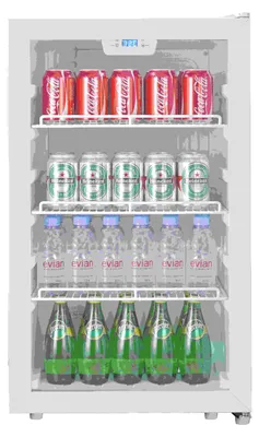 Image de Réfrigérateur à boissons Silva-Homeline, 92 l, porte vitrée, affichage numérique, LED, COM C, blanc, 1 pièce.