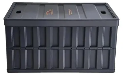 Productafbeelding van Opbergbox, 65 liter inhoud, stapelbaar ontwerp, rood