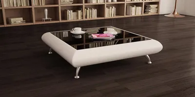 Produktbild von Leder Couchtisch Tisch Couchtische Glas Tische Designer Beistelltisch Wohnzimmer