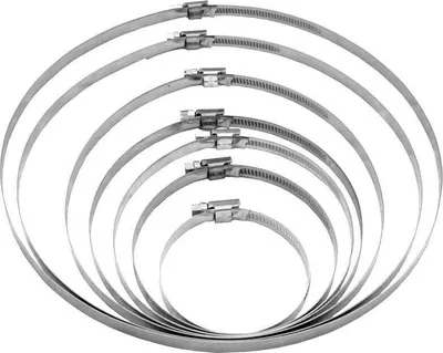 Produktbild von Schlauchschelle 8 tlg. Set  8-50mm Klemmschellen Schneckenschellen Schellen