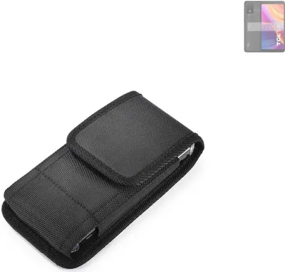 Produktbild von Holster Gürteltasche kompatibel mit TCL 501 Holster Gürtel Tasche wasserabweisend Handy Hülle Schutz Hülle Outdoor schwarz K-S-Trade