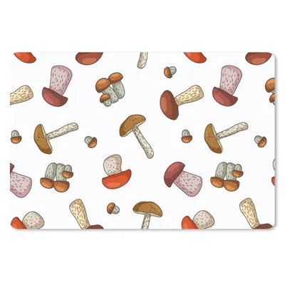 Produktbild von MuchoWow® Mauspad Mousepad Pilz - Muster - Cartoon 27x18 cm - Mousepads - Maus Mat - Pad - Mausunterlage - Büroartikel - Desk Matten