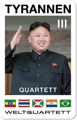 Produktbild von TYRANNEN-QUARTETT III – Weitere Diktatoren Kartenspiel Deutsch