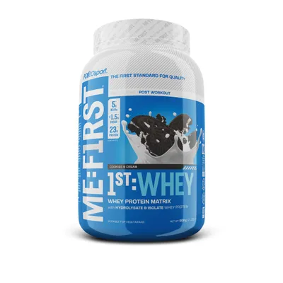 Produktbild von Polleo 1st Whey, 908 g - Cookies & Cream