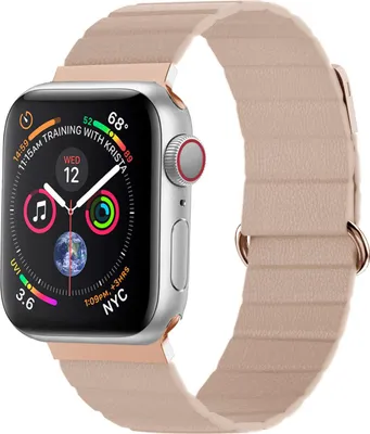 Image de imoshion Bracelet magnétique en cuir pour Apple Watch | 38/40/41/42 mm - Beige