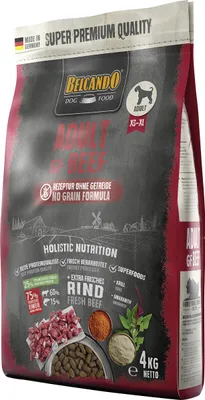 Produktbild von Belcando 556615, Adult, jede Rasse, Rind, 4 kg